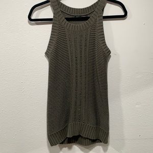 Banana Republic green sweater tank top